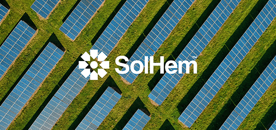 SolHem太陽能電池板品牌標識設計