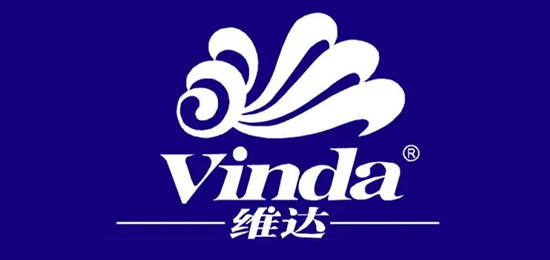藍色經(jīng)典，柔美舒適，高雅潔凈的生活衛(wèi)生用品品牌-Vinda維達-LOGO設計內(nèi)涵與品牌設計欣賞